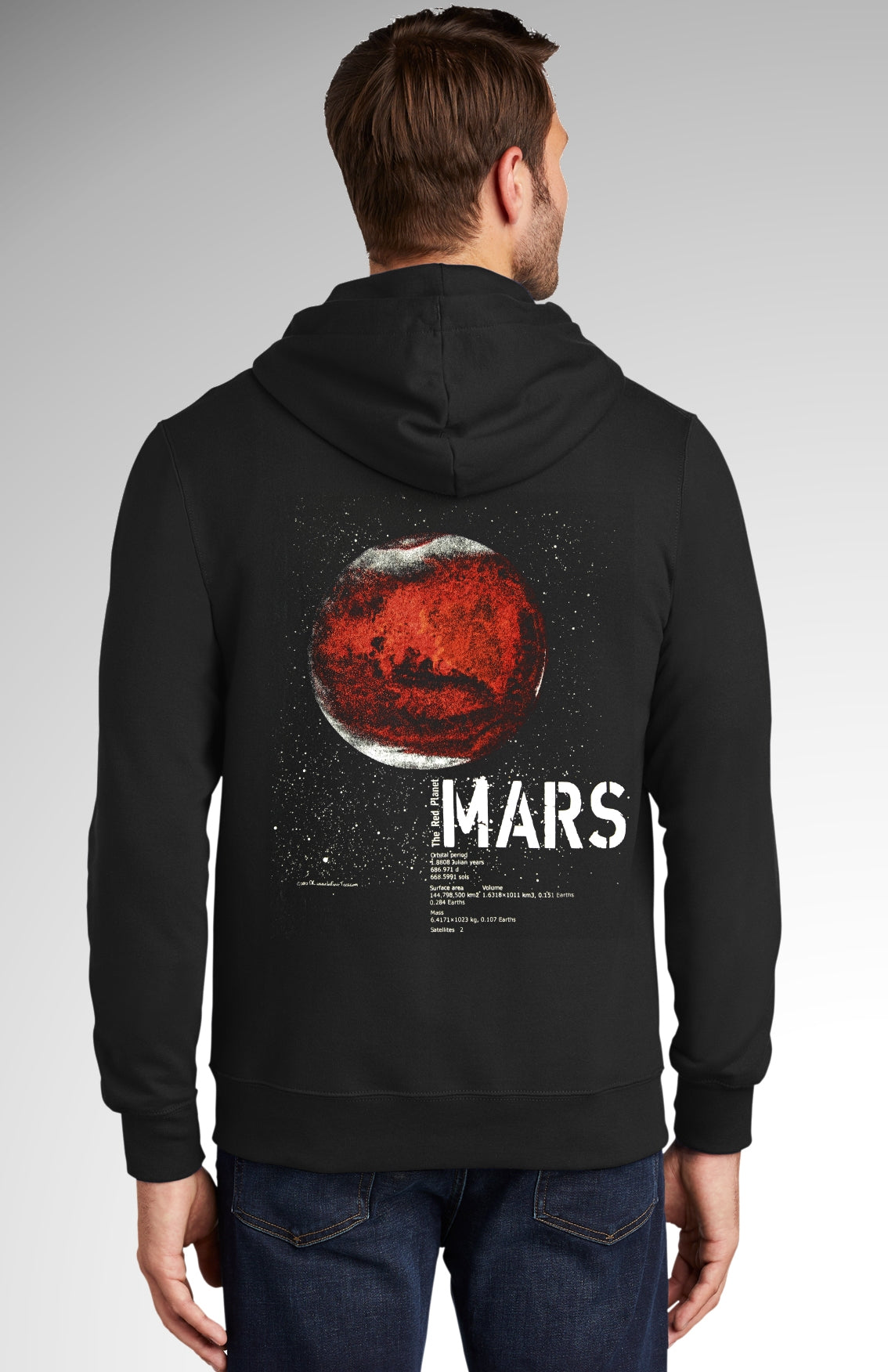 Mars Zippered Hoodie