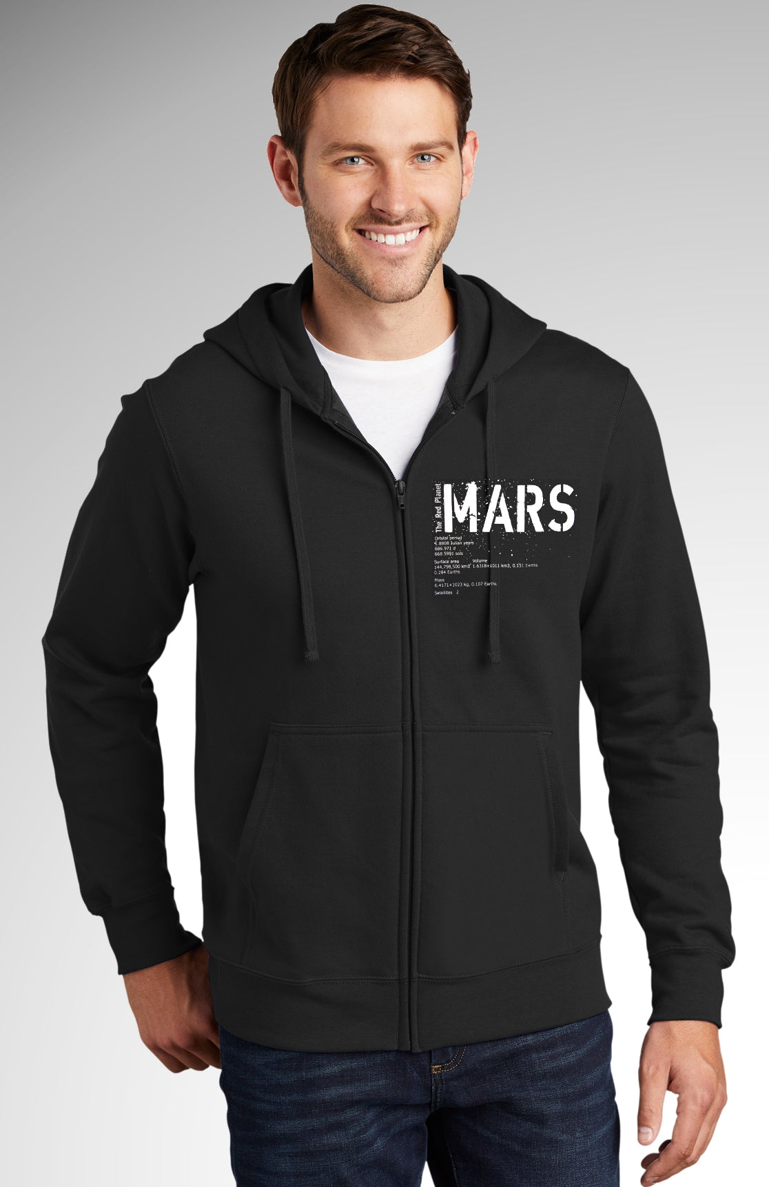 Mars Zippered Hoodie