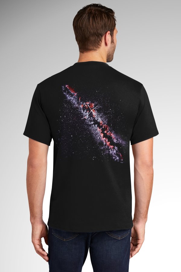 Glow in the Dark Milky Way Summer Sky T-shirt